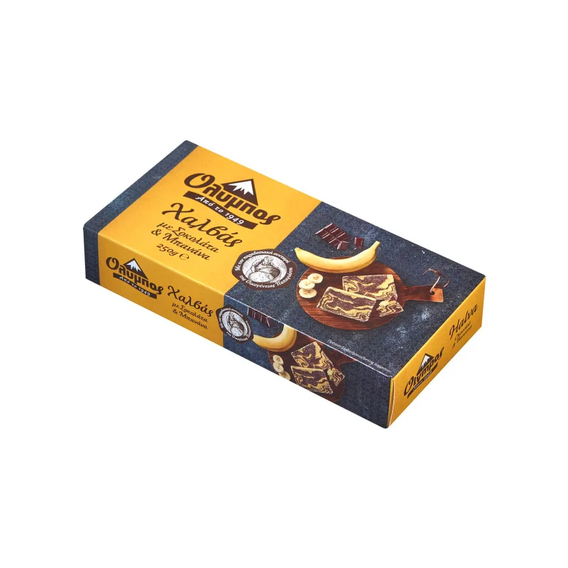 Όλυμπος χαλβάς με σοκολάτα & μπανάνα 250g