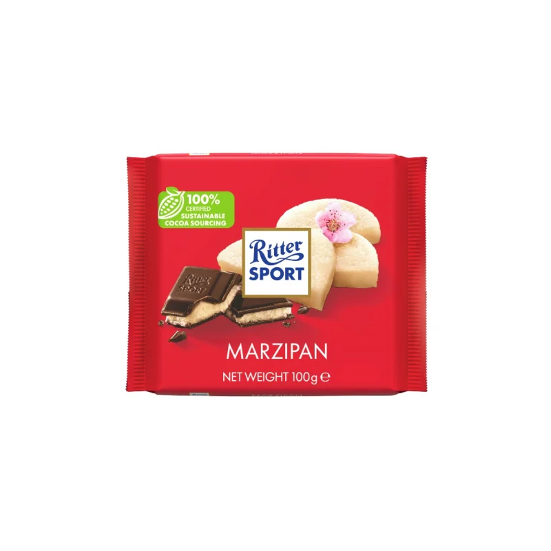 Ritter Sport Σοκολάτα Dark Chocolate Marzipan 100gr