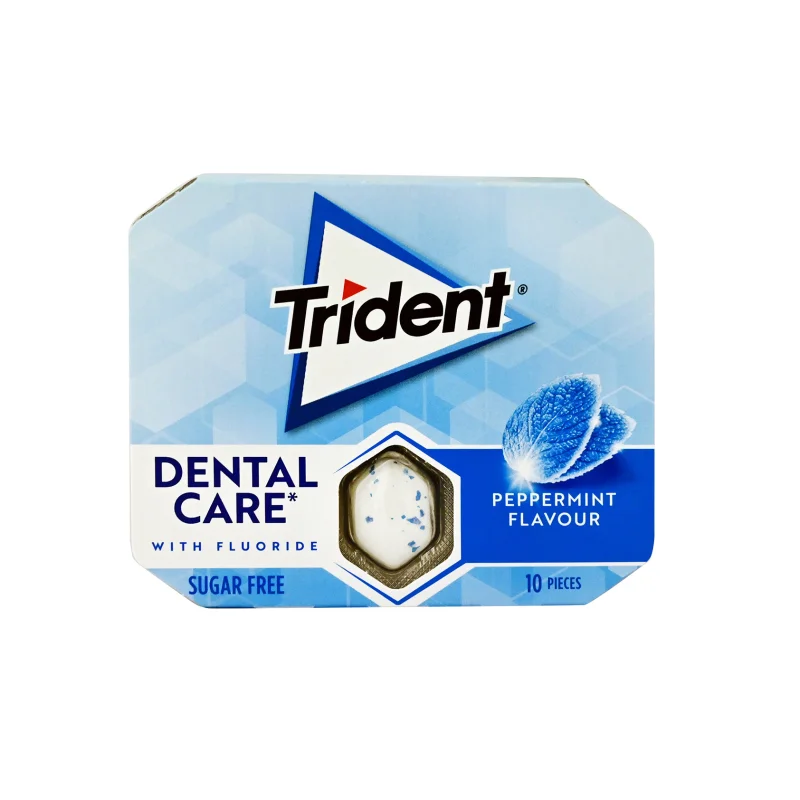 Trident Dental care τσίχλες μέντα 17g