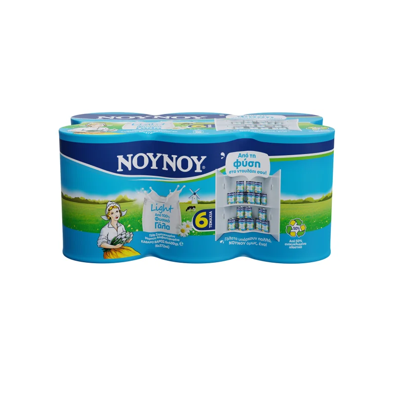 ΝΟΥΝΟΥ γάλα εβαπορέ ελαφρύ 6x400g