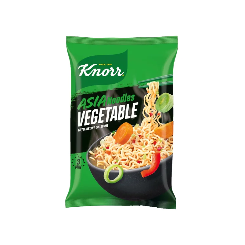 Knorr Asia νουντλς στιγμής γεύση λαχανικών 70τεμ