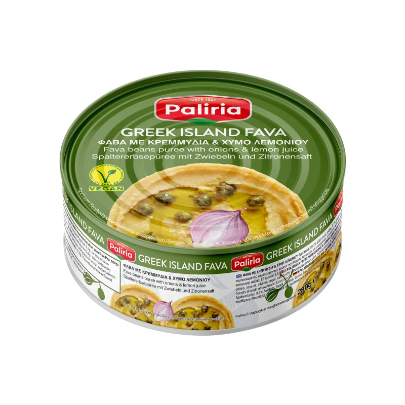 Paliria φάβα με κρεμμύδια & χυμό λεμονιού 280g