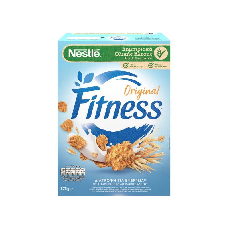 Fitness δημητριακά σίτου ολικής άλεσης & ρυζιού 375g