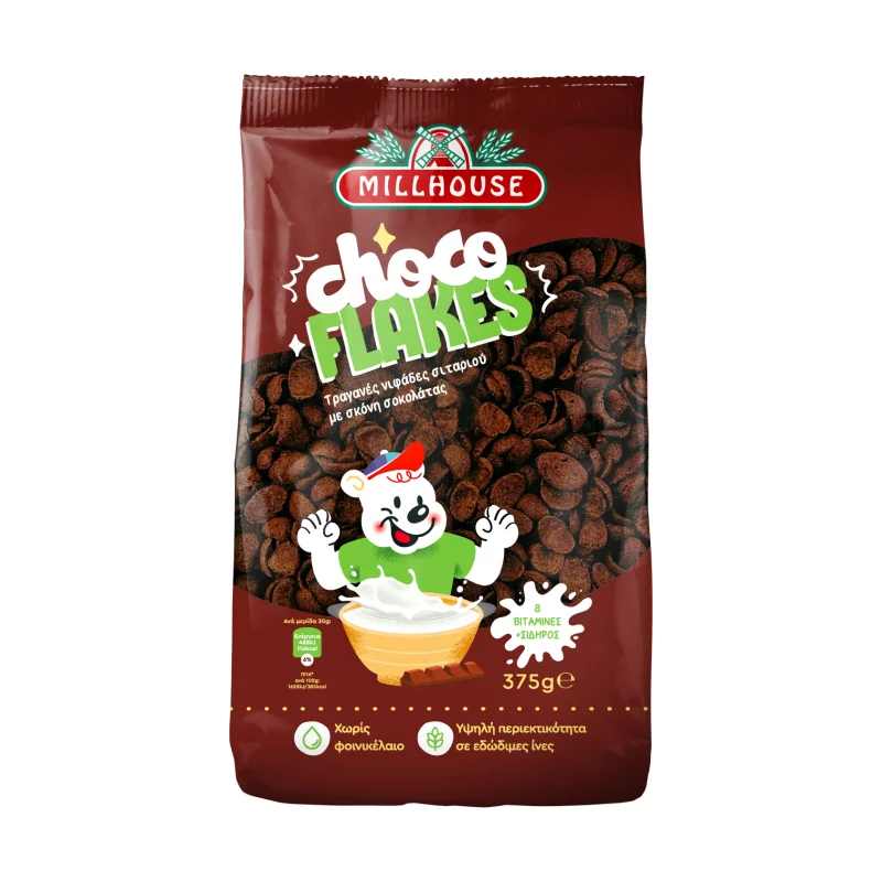 MILLHOUSE Choco Flakes 375g