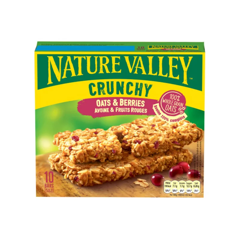 Nature Valley Crunchy μπάρα βρώμης oats & berries 5x42g