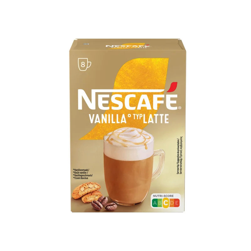 Nescafe στιγμιαίο ρόφημα καφέ vanilla 8x17g