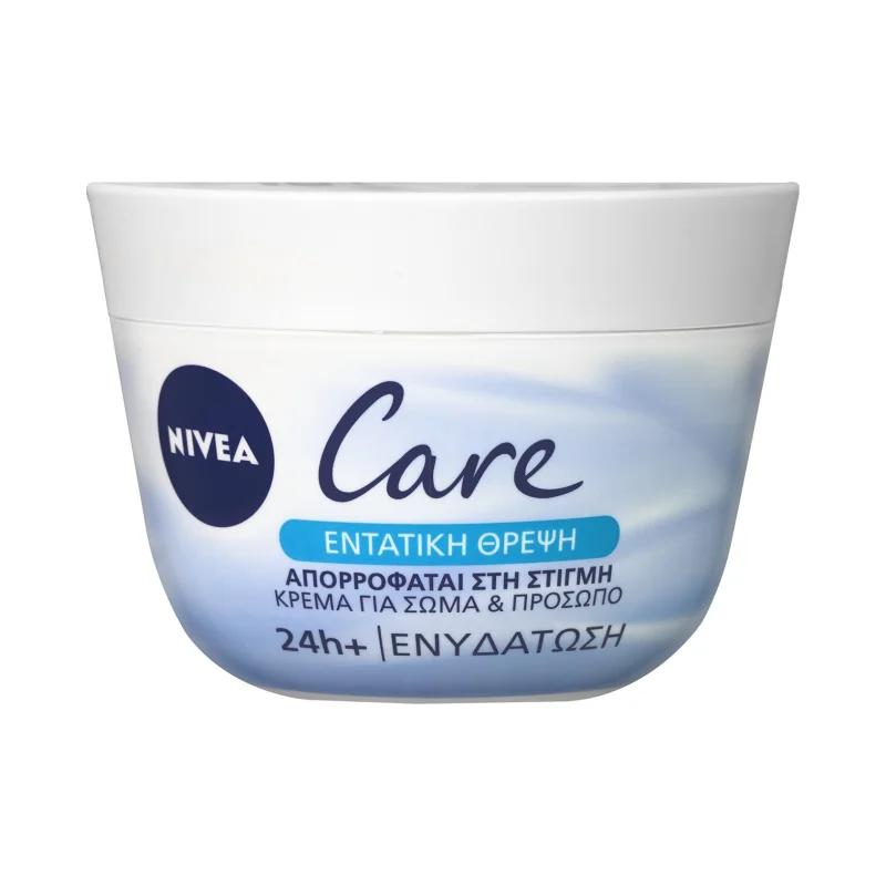 NIVEA Care Ενυδατική Κρέμα Σώματος & Προσώπου για Εντατική Θρέψη 400ml