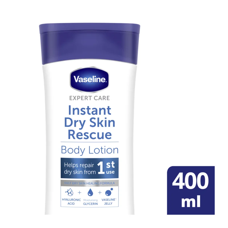 Vaseline Λοσιόν Σώματος Για Ξηρό Δέρμα 400ml.