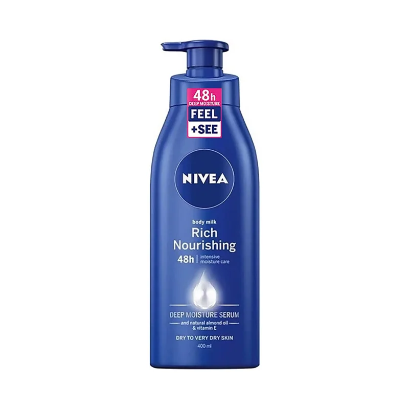 NIVEA Κρέμα Σώματος Rich Nourishing με Έλαιο Αμυγδάλου 400ml