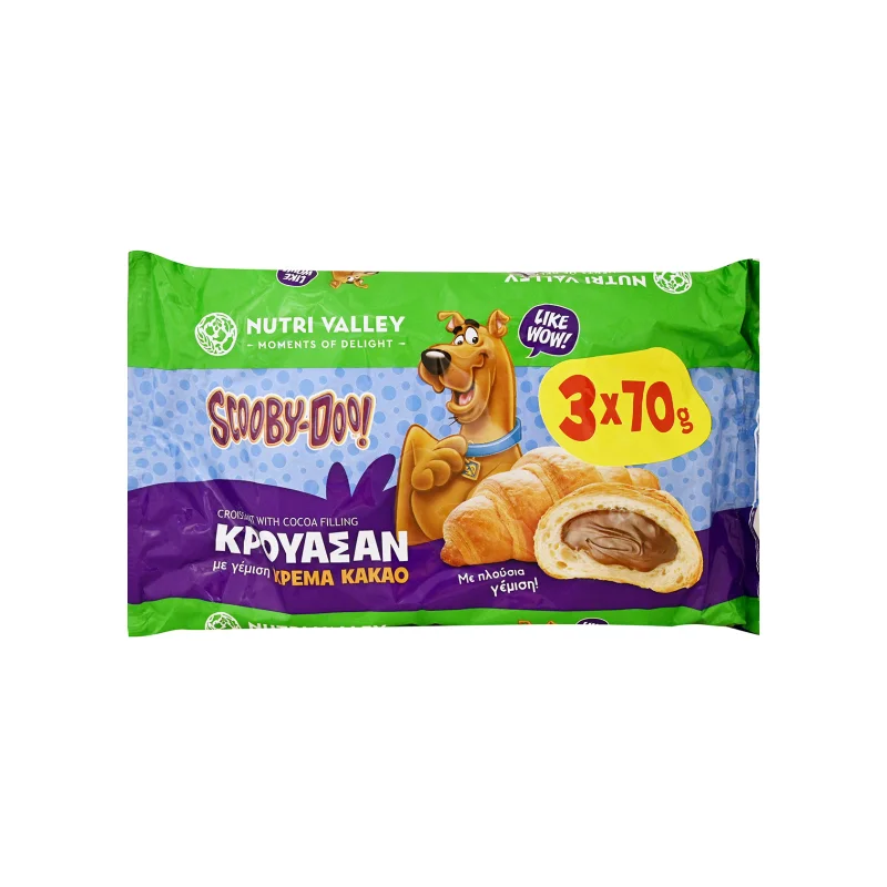 Nutri Valley Scooby Doo κρουασάν με γέμιση κρέμα κακάο