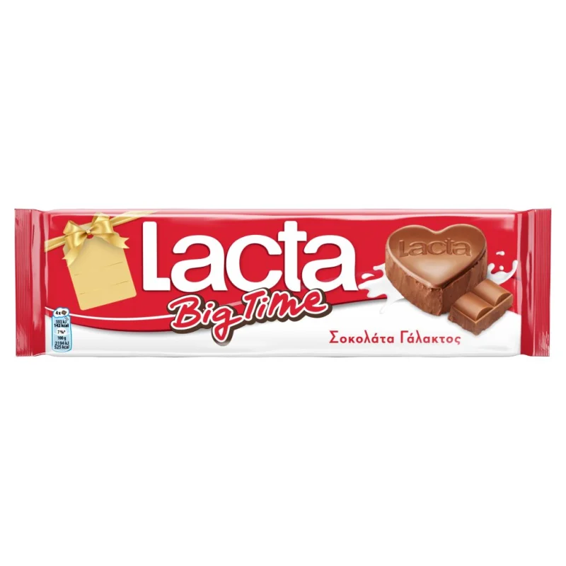 LACTA Σοκολάτα Γάλακτος Big Time 270g