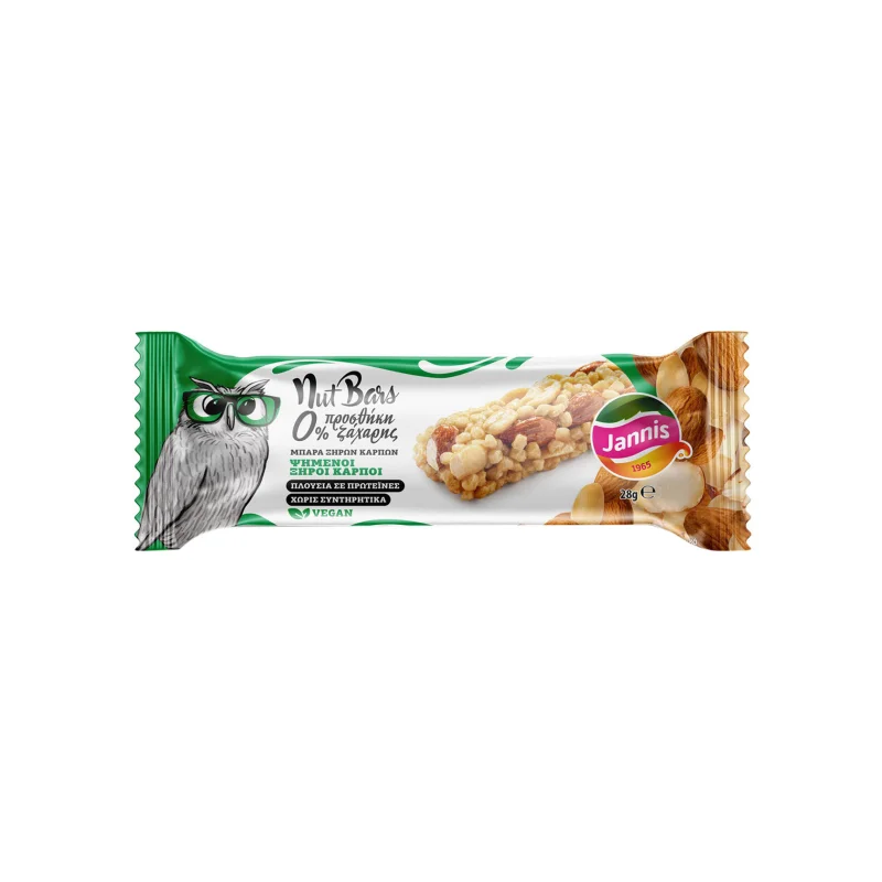 Jannis μπάρα ξηρών καρπών 28g