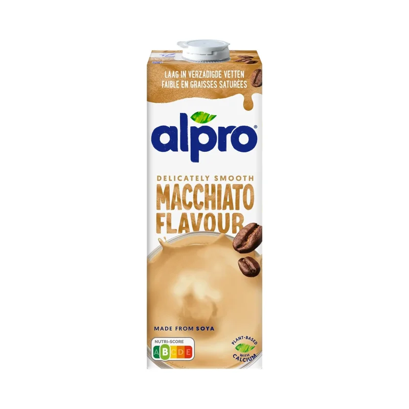 ALPRO Ρόφημα Σόγιας Macchiato flavour Vegan Χωρίς γλουτένη Χωρίς λακτόζη 1lt