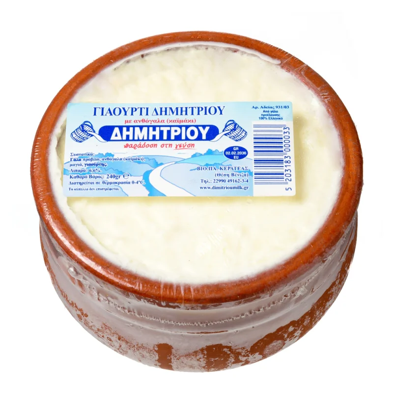 ΔΗΜΗΤΡΙΟΥ Γιαούρτι Πρόβειο 240g