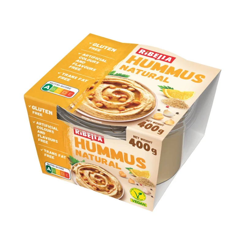 Χούμους Natural RIBELLA Vegan Χωρίς γλουτένη 400g