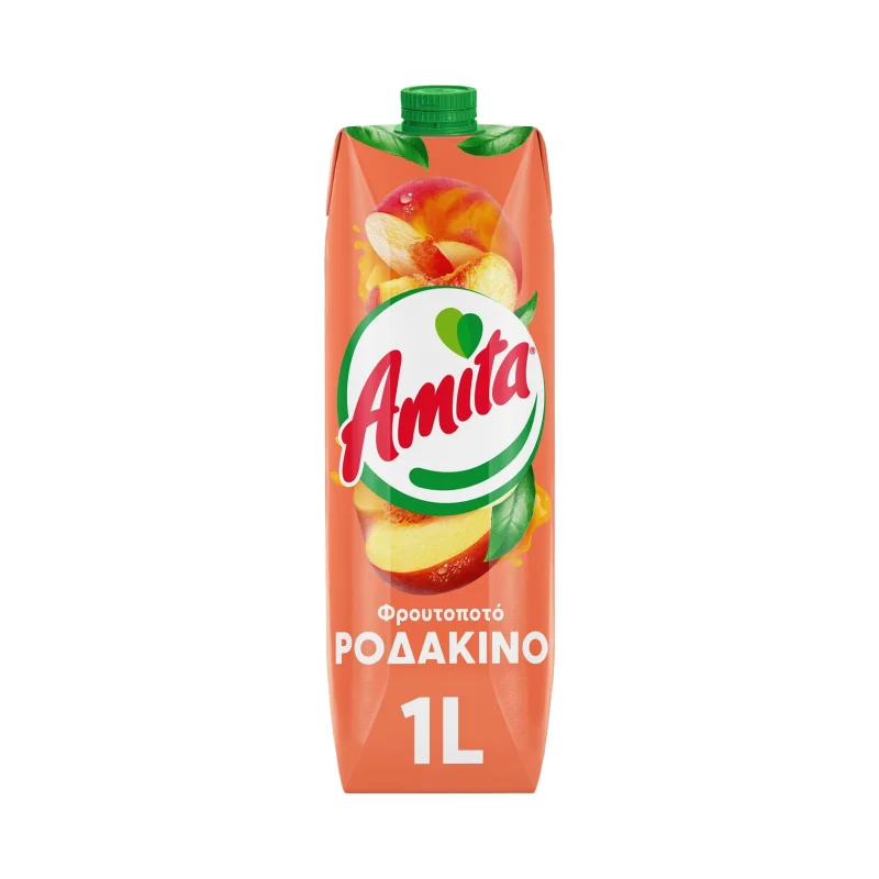 amita φρουτοποτό ροδάκινο 1 L