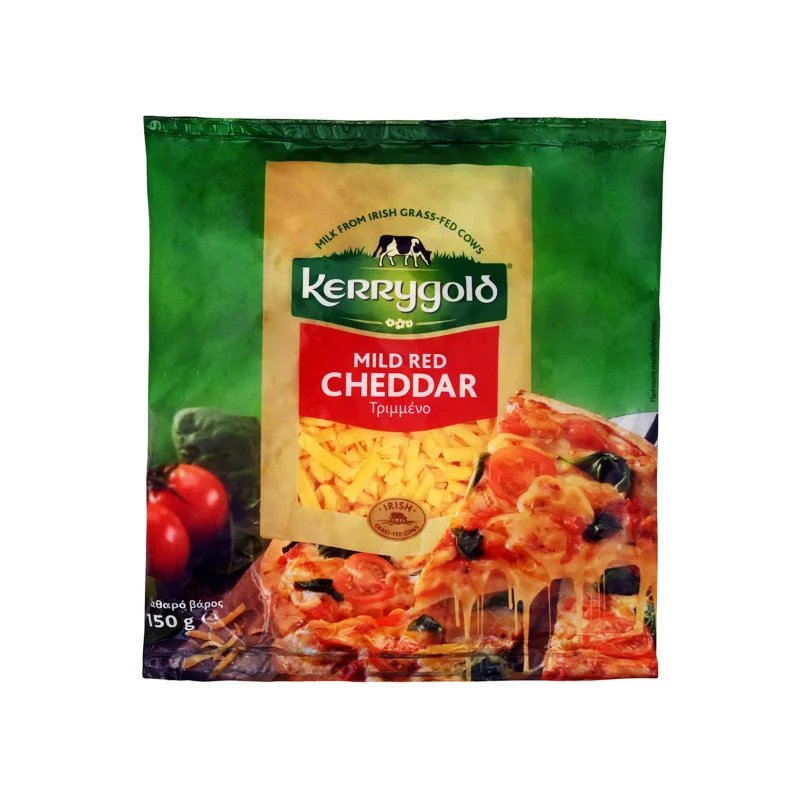 Kerrygold τυρί τριμμένο mild red cheddar 150g