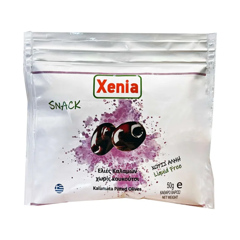Ελιές Καλαμών ΧΕΝΙΑ Snack χωρίς Κουκούτσι χωρίς Άλμη 50g