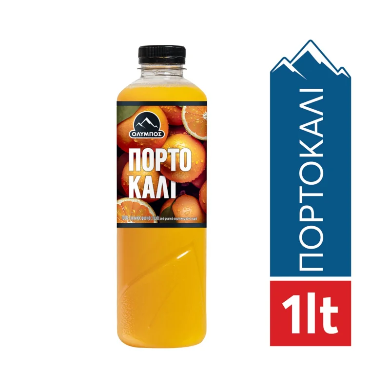 ολυμπος φυσικός χυμός πορτοκάλι 1 L