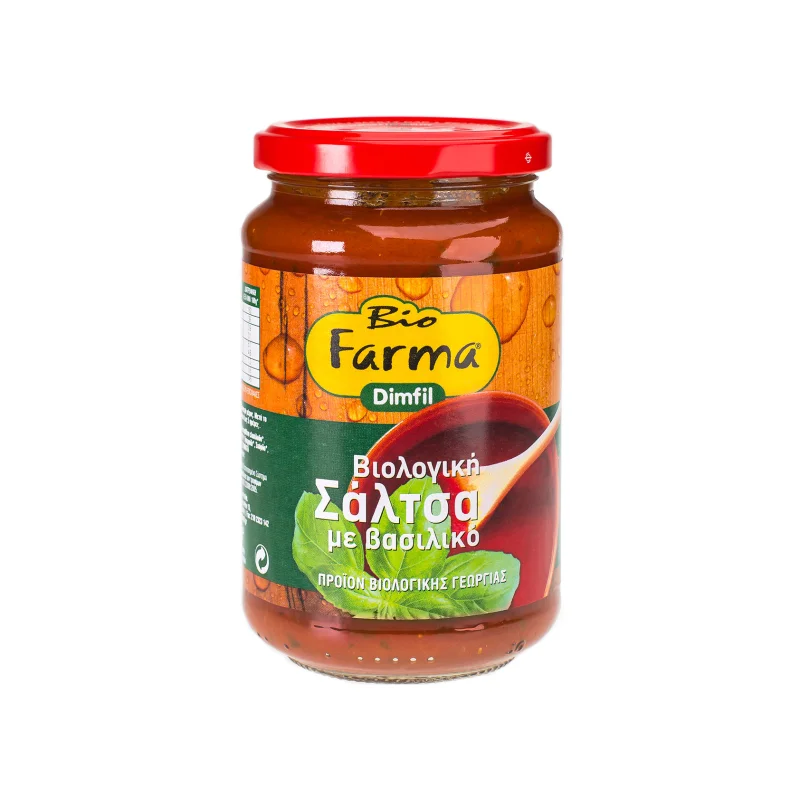 Bio Farma Dimfil σάλτσα έτοιμη με βασιλικό 350g