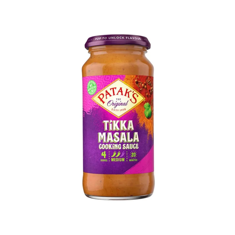 Patak's σάλτσα έτοιμη tikka masala medium 450g