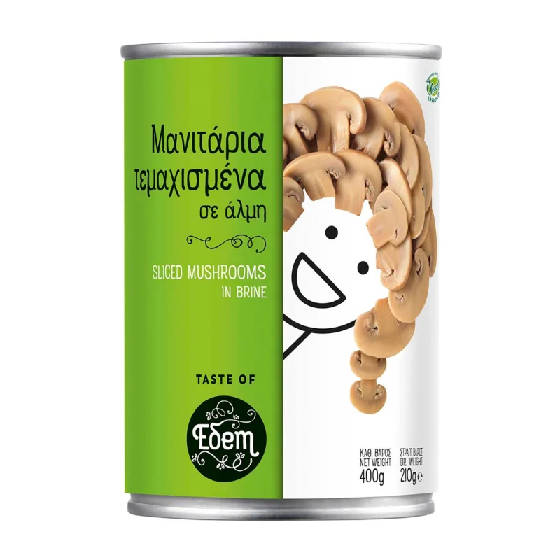 ΕΔΕΜ Μανιτάρια τεμαχισμένα Έδεμ (400 g)