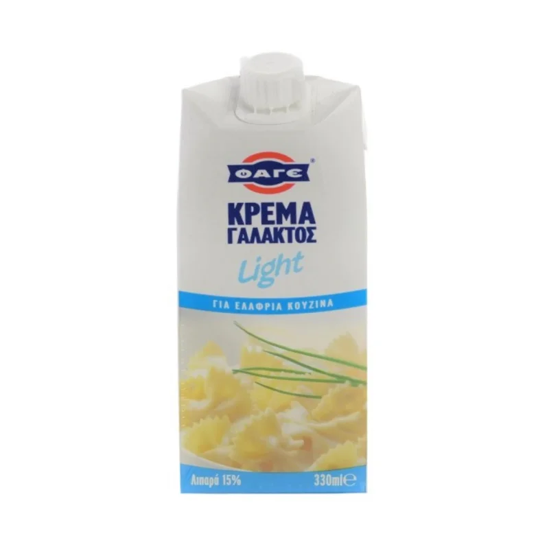 φαγε κρέμα γάλακτος light 330 ml