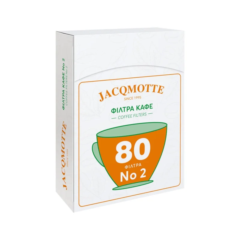 JACQMOTTE Φίλτρα Καφέ Νο2 80τεμ