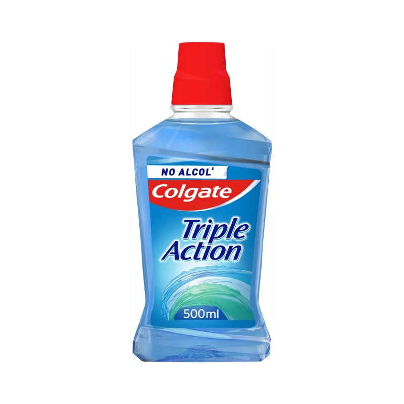 colgate στοματικό διάλυμα triple action 500 ml