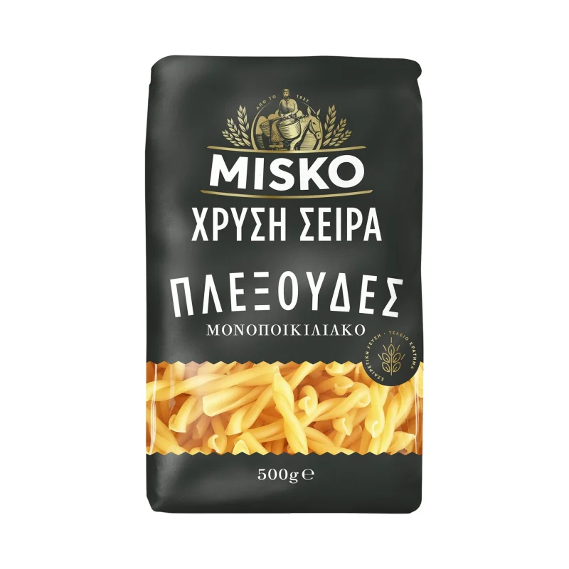 MISKO Μακαρόνι Πλεξούδες Χρυσή Σειρά 500 g