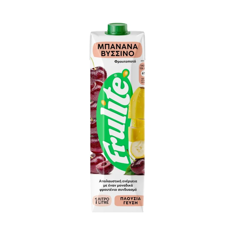 FRULITE Φρουτοποτό Μπανάνα Βύσσινο 1 L