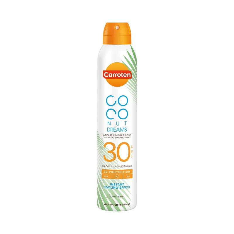 CARROTEN Coconut Dreams Αντηλιακό Διάφανο Σπρέι SPF30 200ml
