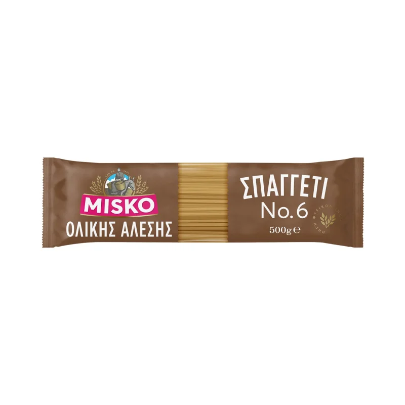 MISKO Σπαγγέτι Ολικής Άλεσης Νο6 500 g