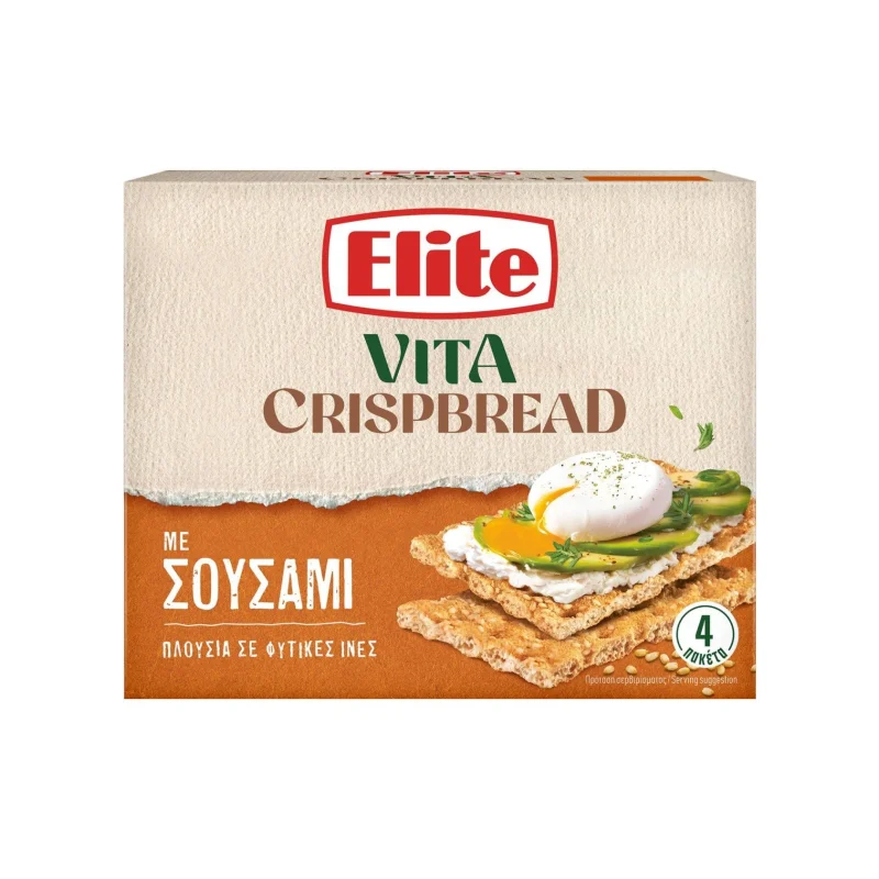 ELITE Vita Crispbread Φρυγανιές με Σουσάμι 240g