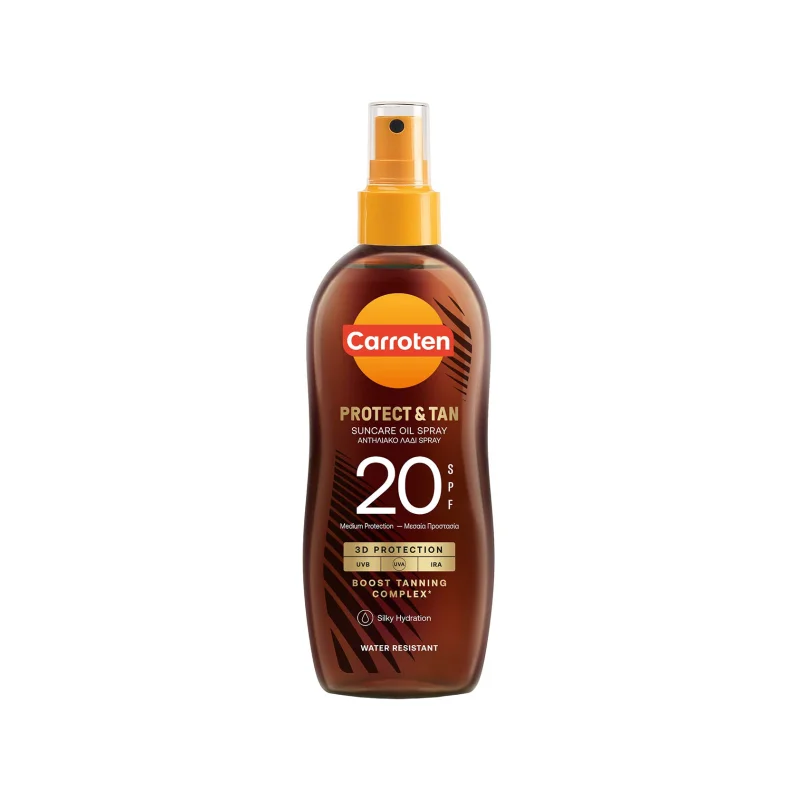 CARROTEN Protect & Tan Αντηλιακό Λάδι Σπρέι SPF20 150ml