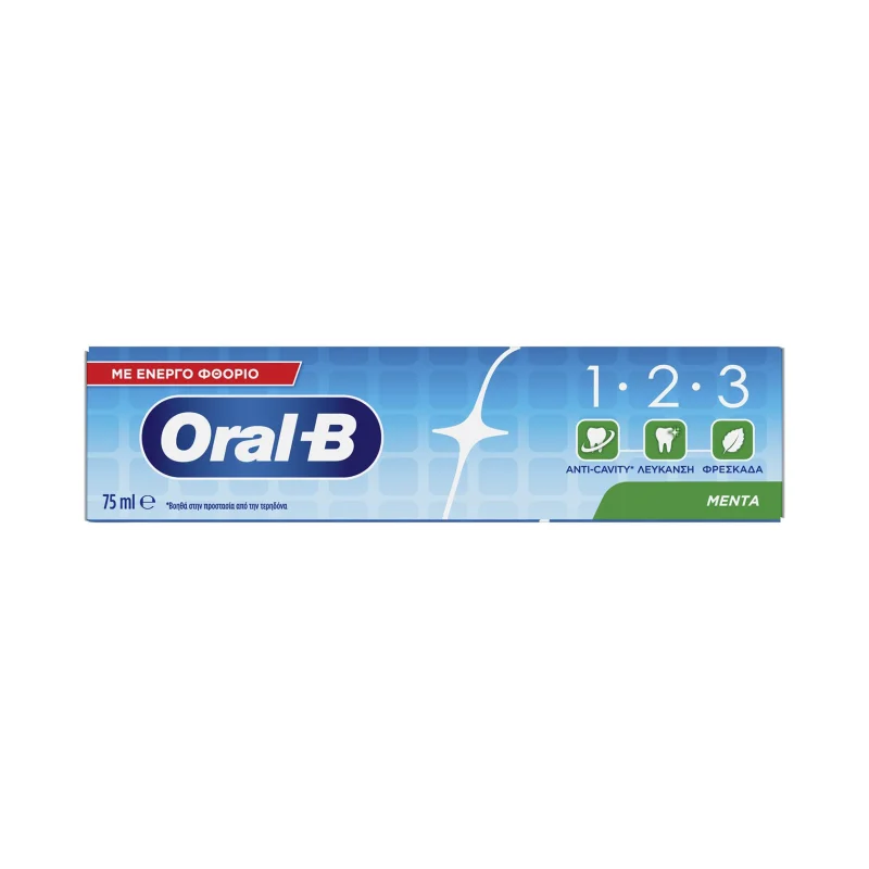 ORAL-B 1-2-3 Οδοντόκρεμα Μέντα 75ml