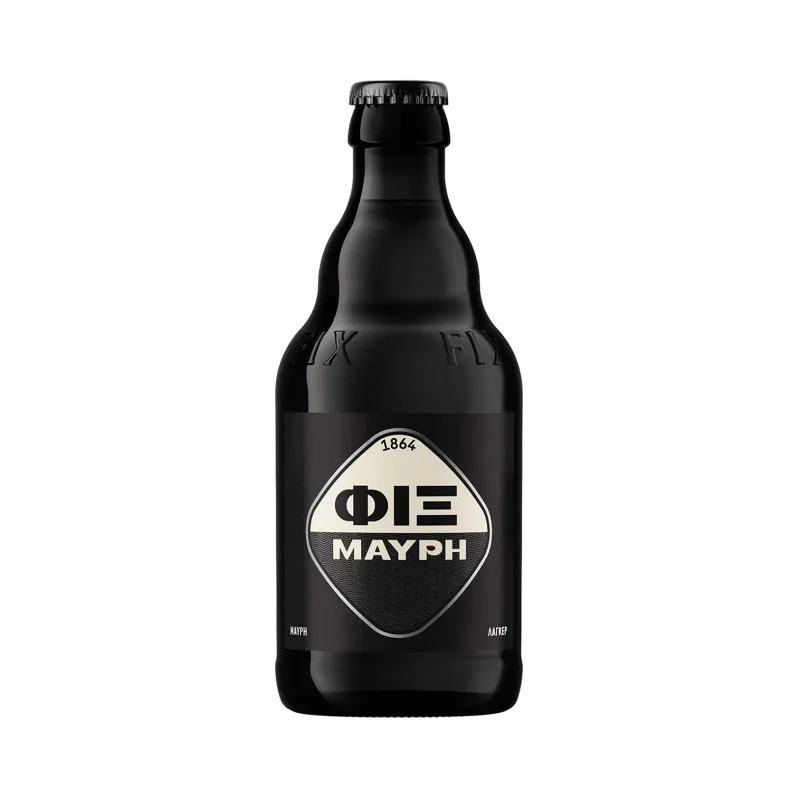 ΦΙΞ Μαύρη Lager Μπίρα Επιστρεφόμενη Φιάλη 330ml