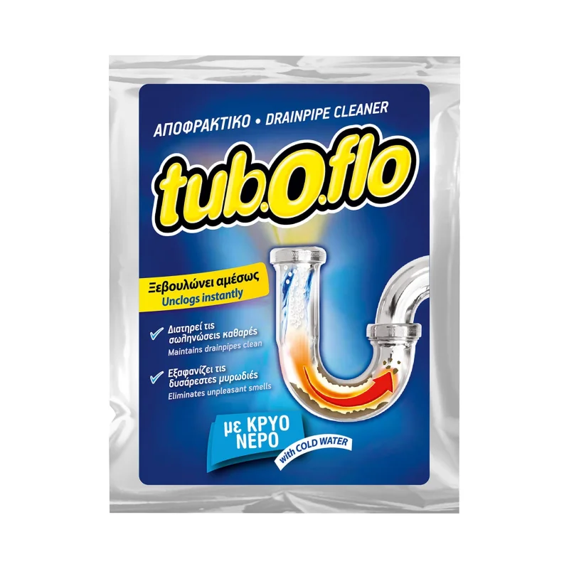 TUBOFLO Αποφρακτικό Σκόνη με Κρύο Νερό 55g