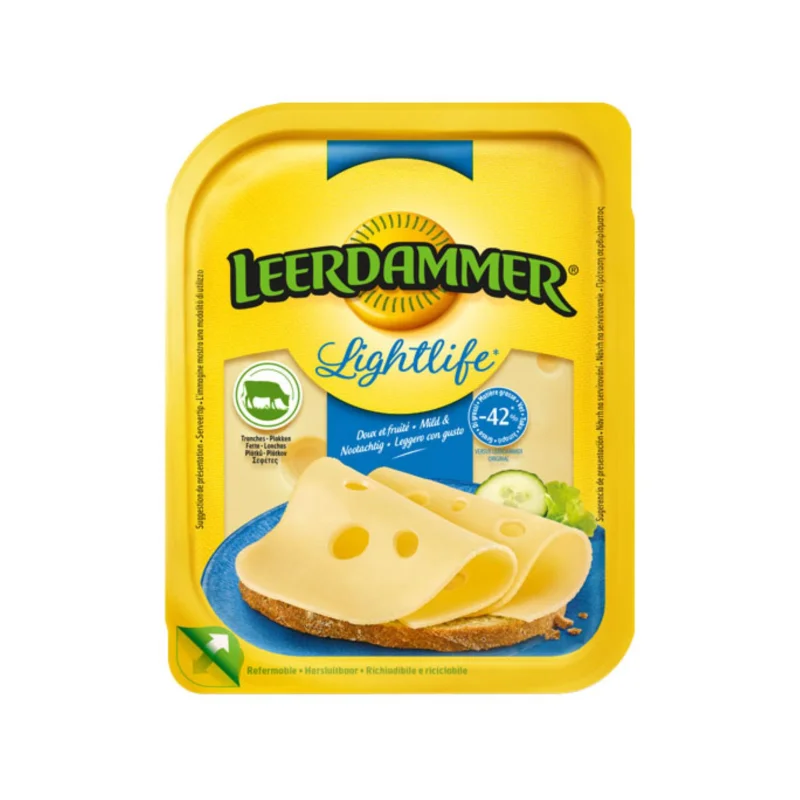 LEERDAMMER Lightlife Τυρί Light 17% Λιπαρά σε Φέτες 175g