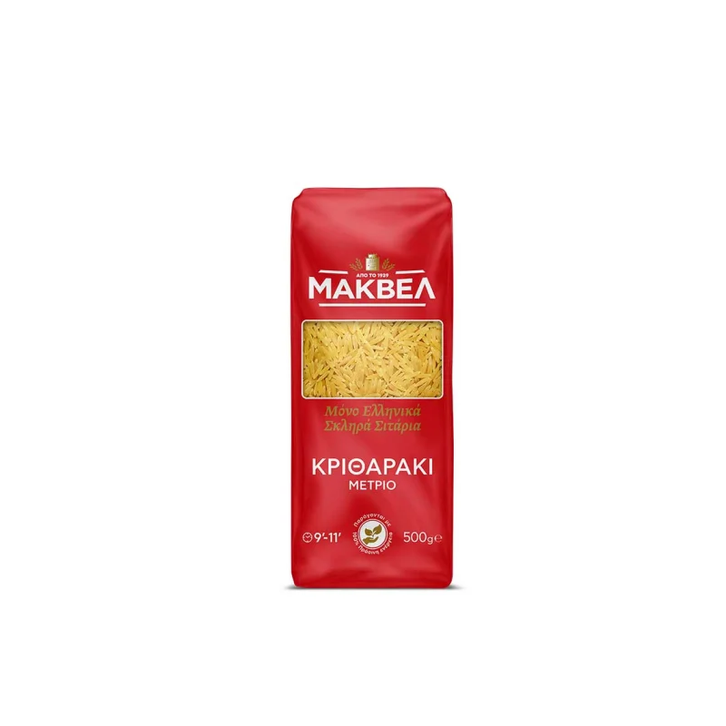 ΜΑΚΒΕΛ Κριθαρακι Μετριο 500 g