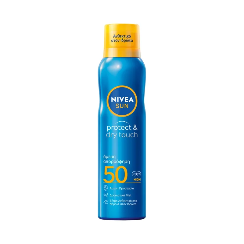 NIVEA Sun Protect & Dry Touch Sport Αντηλιακό Mist SPF50 200ml