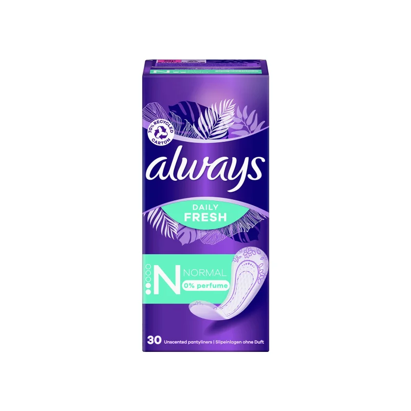 ALWAYS Daily Fresh Normal Σερβιετάκια Χωρίς Άρωμα 30τεμ