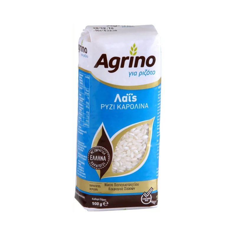 AGRINO Λαΐς Ρύζι Καρολίνα 500 g