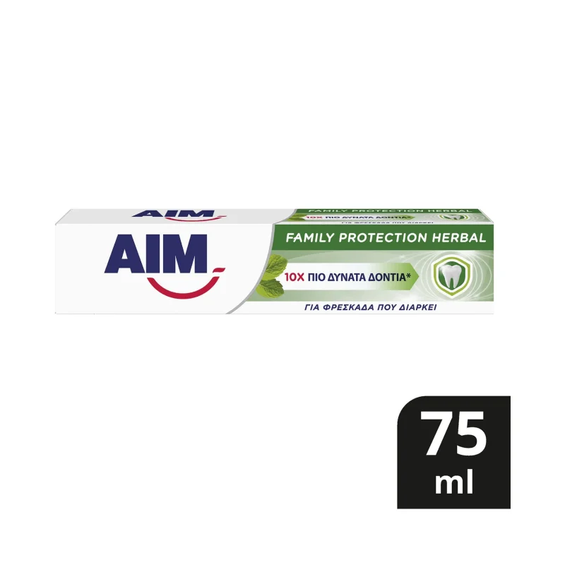 AIM Family Protection Οδοντόκρεμα Herbal 75 ml