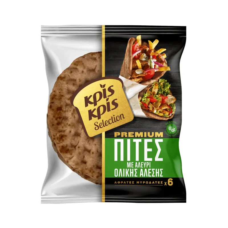 ΚΡΙΣ ΚΡΙΣ Selection Premium Πίτες με Αλεύρι Ολικής Άλεσης 510g