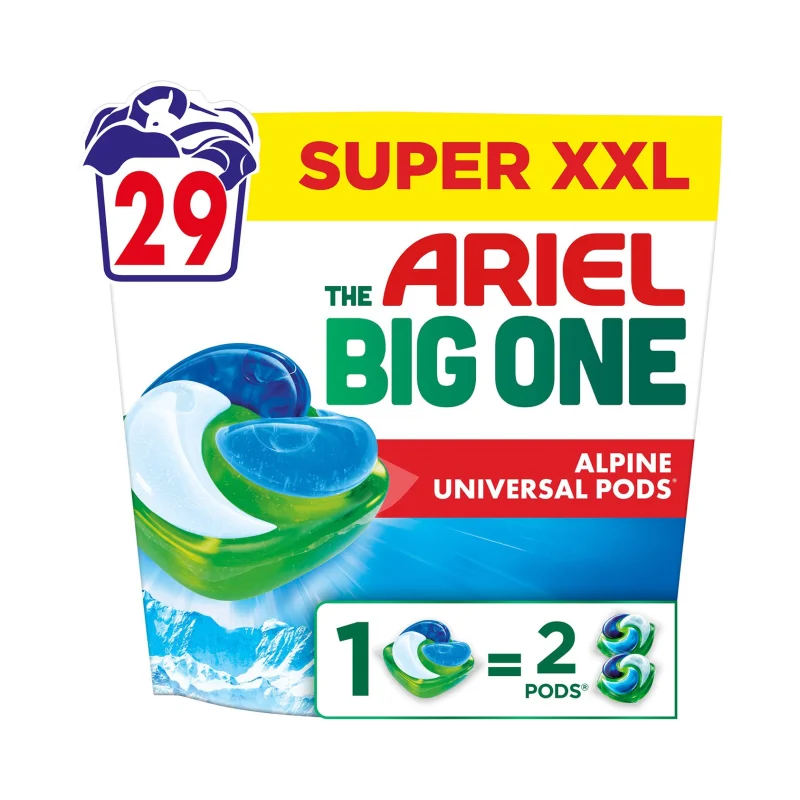 ARIEL The Big One Alpine Κάψουλες Πλυντηρίου Ρούχων 29 Τεμάχια