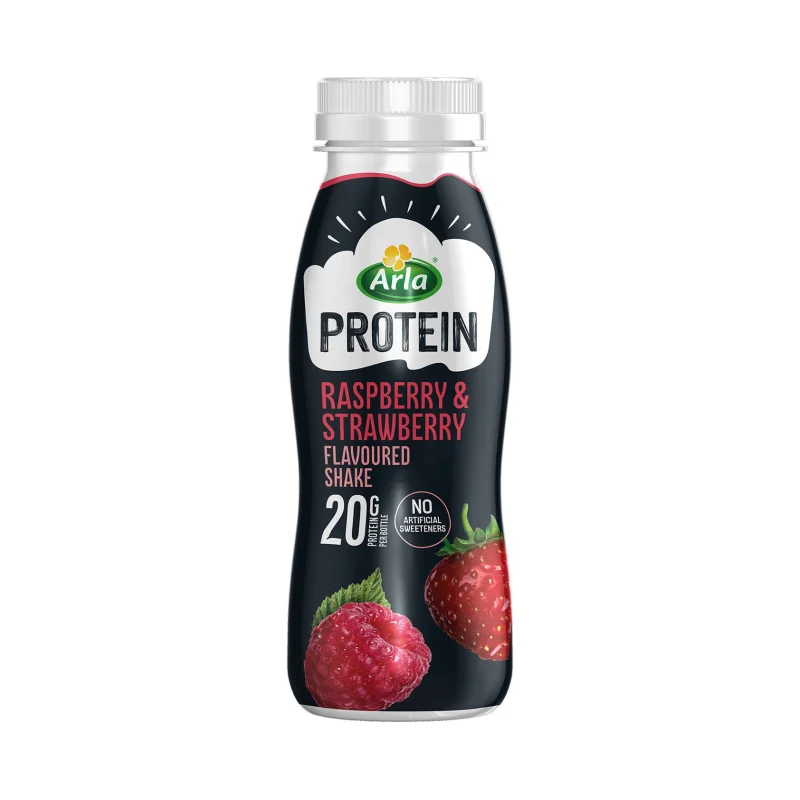 ARLA Protein Shake Φράουλα και Σμέουρο Χωρίς Λακτόζη 225ml
