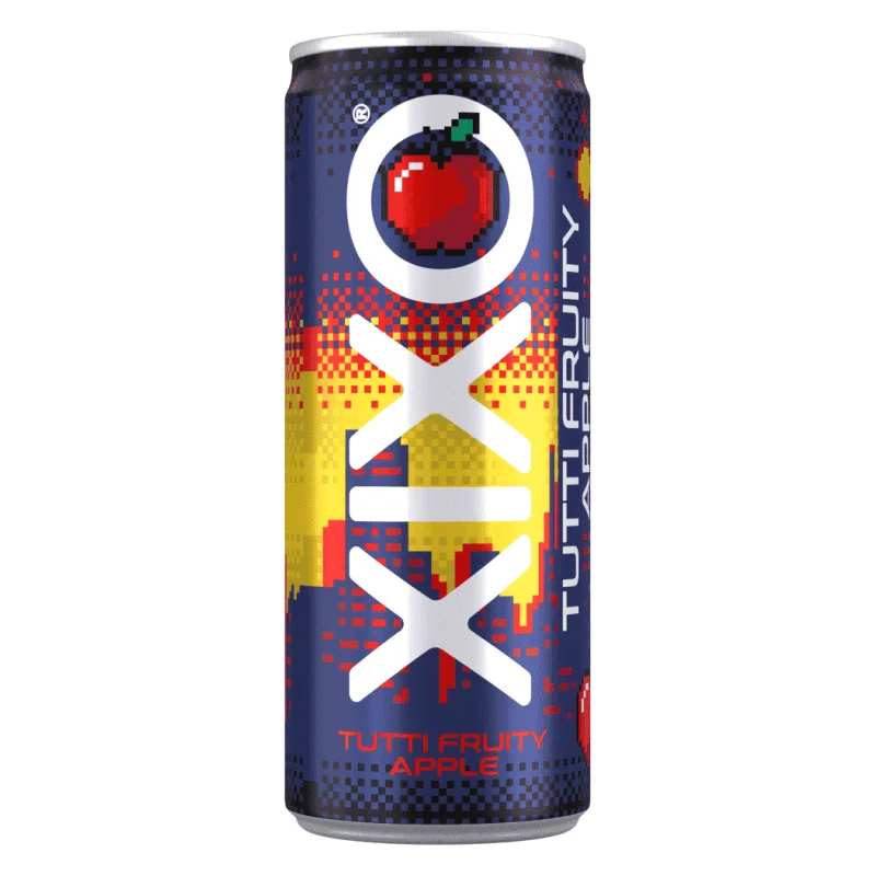 XIXO Αναψυκτικό Tutti Fruity και Μήλο Χωρίς Καφεΐνη Κουτί 250ml