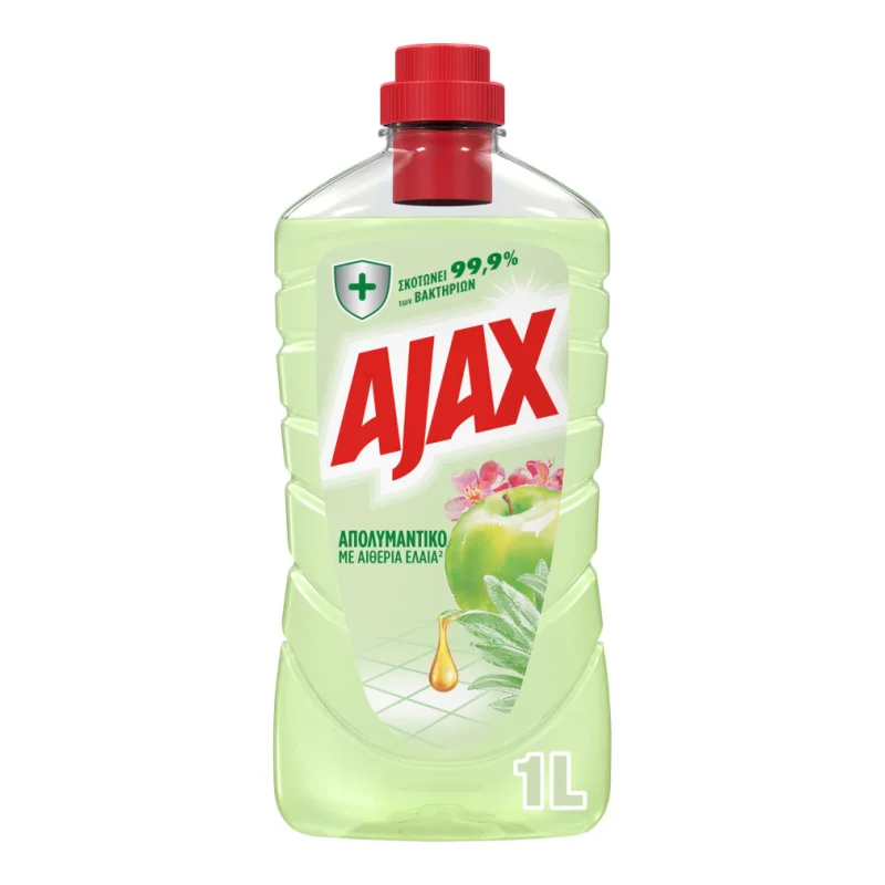 AJAX Απολυμαντικό Πατώματος με Αιθέρια Έλαια Άνθη Μηλιάς 1L