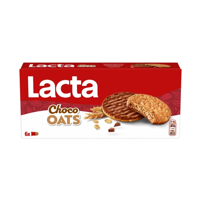 LACTA Choco Oats Μπισκότα Βρώμης με Σοκολάτα 171g